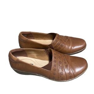 Clark’s Collection Brown Cushion Slip On Shoe Size 8